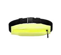 YITORMAN Slim Running Belt, Runners Fanny Pack for Women and Men, Reflective Run Waist Belt for Workout Jogging with Headphone Port, Running Gift Gear (Fluorescent Yellow)
