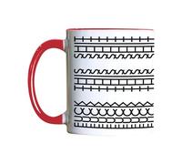 YIttings Fuck This Shit Mug, Hidden Tea Cup, 10oz Hidden Message Coffee Mug, Novelty Creativity Funny Ceramic Coffee Lover Gift, Unique Humor Adult Drink Cup for Work Bestie,Friend,Coworker (03_ Red)