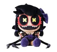 YIttings Murder Drones Plush Toy, Black and Purple Gaming Character, Soft Stuffed Doll with Cross Eyes, 25cm Collectible Figure