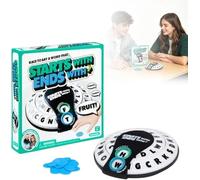 YIttings Spin & Shout Word Game, Fast-Paced Family Word Game, Letter Wheel Board Game with Spinner and Tokens, Vocabulary Party Game for Adults, Quick Thinking Group Game for Game Night, Classroom