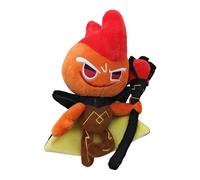 YIttings White Lily Cookie Pillow, Cute Stuffed Collectible Character, Soft Cotton, for Game Fans (Fire Spirit)