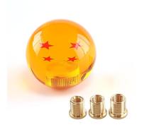YIUIY Round Ball Shift Knob Universal Dragon Gear Shift Knob 5 6 Speed for Manual Automatic Vehicles with Adapters (4-Star)