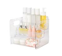 YiuMieYouMie Makeup Organiser, Skincare Storage, Bottle Display Solution, 3 Tier Cosmetic Display Stand For Lipsticks, Jewelry, Nail Polish Essential Oils, Makeup Storage Organiser For Vanity Dressing