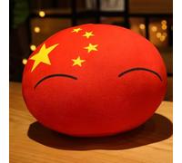 YIUNL Creative Flag Pillow Plush Toy Cute Country Flag Poland Ball Stuffed Plush Toy Room Sofa Decor for Kids Birthday Gift 40cm China A