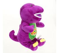 YIUNL Cute Singing Friends Dinosaur Barney Plush Toy Cuddly Pillow Stuffed Animal Doll For Kids Couples Birthday Gift 30cm Purple