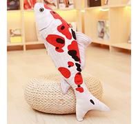 YIUNL Simulation Koi Fish Plush Toys Creative Carp Fish Pillow Stuffed Goldfish Doll Room Sofa Decor for Girls/Couples Gift 60cm Style-F