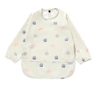 Yiupea Baby Weaning Bib Mess Proof with Long Sleeves - Machine Washable & Waterproof Bibs 6-24 Months for Baby Led Weaning, Coverall Bibs for Feeding-Khaki