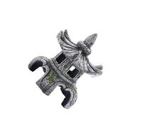 YIUPEDRFG Artistic Pagoda Statue Stone Lamp Aquarium Tank Landscape Ornament Pet Habitat Accessory For Turtles And Lizards Land Turtle Habitat Shelter Hiding Cave Tool Gift