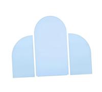 YIUPEDRFG Beautiful Arch Backdrop Covers Set Of 3 Various Special Occasions Including Weddings Birthday Baby Showers Wedding Arch Covers Birthday Baby Shower Ceremony , Light Blue