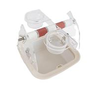 YIUPEDRFG Bird Tabletop Training Stand Perch Offers Fun Playtime While Instilling Good Habits In Small Medium Birds Acrylic Bird Dropping Station Parrot Toilet Stand