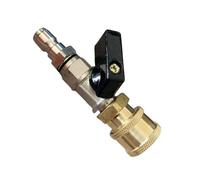 YIUPEDRFG Cer Quick Connector Ball Valve Kits Easy Installation Leverage For Water Control Ball Valve Is Easy To Open And Cl. Provides Leverage At High Pressure, Style A