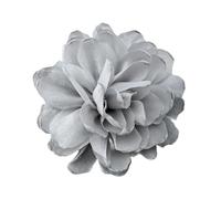 YIUPEDRFG Delicate Flower Hair Clip Beautiful Cloth Accessory For Weddings Dances Elegant Flair To Hairstyles 10cm Flower Brooch Is For Formal Occasions Such As Weddings, gray