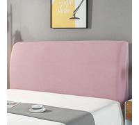 YIUPEDRFG Easy To Install Excellent Elasticity Expandable Bed Headboard Cover Machine Washable Polyester Bed Headboard Covers, pink