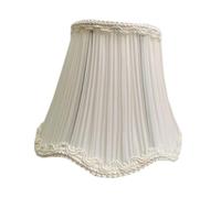 YIUPEDRFG Elegant Lamp Shade Ceiling Light Fixture Cover Lifespan Provides Eye While Enhancing Style Of Space Lamp Shade Ceiling Light Fixture Cover Lampshade, Pleated White, 13x12x8cm