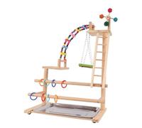 YIUPEDRFG Exercise Play Stand Bird Swing Climbing Hanging Promotes Healthy Activities Keeps Birds Engaged And Active All Day Playpen Parakeet Cockatiel Budgie Feeder Cups