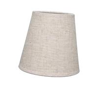 YIUPEDRFG Fabric Lampshade For Table Lamps Floor Lamps Barrel Lampshade Elegant For Living Room Bottle Farmhouse Hand Crafted Jute Cloth Lamp Cover Rustic Brown Fabric Lampshades Decorative