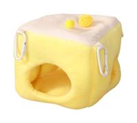 YIUPEDRFG Hamster Hanging Hideout Bed Cage Nest Hideout Offers Supportive Soft Ensuring Pets Stay Happy And Warm At All Times Comfortable Hamster Warm Nest Guinea Pig Cave Bed