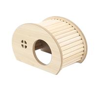 YIUPEDRFG Hamster Hideout Wooden House Comfortable Washable Hideaway Excellent Activity Platform Strong Durable For Happy Pets Small Animal Hideout Activity
