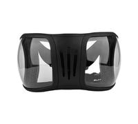 YIUPEDRFG Horse Race Goggles Provide Comfortable Fit And UV Featuring Colorful For Equestrian Enthusiasts Protective Horse Riding Glasses UV Protections, clear and black, 15x27cm