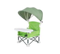 YIUPEDRFG Innovative Folding Baby Dining Chair for Easy Travel and Cleaning Child is Made of Aluminum Alloy and Oxford Baby Chair, Green