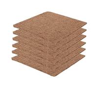YIUPEDRFG Nesting Pads Chicken Nest Box Liners Washable Bedding Mats Keeping Eggs Safe And Secure Which Is Lightweight And Sturdy Nesting Pad Chicken Coop Mat Egg Laying Boxes Mat, Brown, 20x20cm