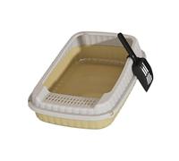 YIUPEDRFG Open Top Cat Litter Box With Anti Splashing Spacious Interior Space Kittens Rabbits And Small Pets And Can Meet Needs Of Various Small Animals While Keeping Environment Hygienic