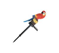 YIUPEDRFG Outdoor Waterproof Solar Garden Lights - Long Service Life Daytime Charging Resin Solar Lights Parrot Lawn LED, Red