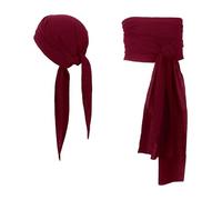 YIUPEDRFG Pirate Head Scarf Accessories Set Costume Parties Role Playing and Halloween Events Statement At Next Celebration Pirate Costume Accessories Head Scarf Hat