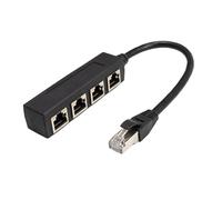 YIUPEDRFG Reliable LAN Networking Extension Ethernet Splitter Compatible With Multiple Devices Ensures Smooth Operations Network Port Ethernet Connector Plug And Play, One to Four