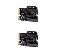 YIUPEDRFG Reliable M2 to SATA 0 Expansion Card WiFi PCIe 0 E for PC Computers, Type1, 2Set