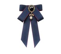 YIUPEDRFG Ribbon Neckties Vintage Elegant Bowknot Beautiful Accessory For Young Women Suitable For Cosplay And Parties Brooch Pin Necklace Party Favor Bowtie Students