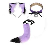 YIUPEDRFG Transform Into Favorite Character With Cosplay Costume And Plush Tail Ear Headband Costume Accessory Set Animals Ears And Tail Set For Adults Kids Cosplay