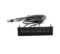 YIUPEDRFG USB Front Panel Hub Easy Plug And Play Connections 25 Inch Optical Drive Bay USB Hubs Convenient And Efficient Optical Drive Front Panel Hubs High Speed, 4 Ports 2.0, 163x105x53mm