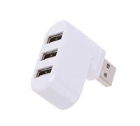 YIUPEDRFG USB2.0 Hub Home Office Professional Connecting Devices Small Size Computer Splitter Adapter Device Desktop Laptop Connectors, White
