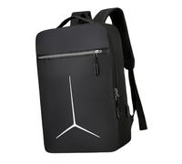 YIUPEDRFG Water Resistant Large Storage Space Notebook Backpack Shoulder Straps USB Port and Reflective Travel Waterproof Computer Electronics Accessories Case, Black, 45x31x14cm