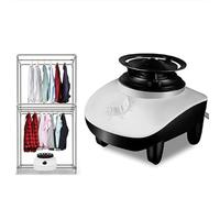 Yiustldd 1200W Portable Clothes Dryer, 400 rpm/min Electric Laundry Heater, Low Noise Laundry Drying, 30-180min Timing for Apartment Indoor Airer Drying Machine (Not Include Rack), UK PLUG