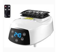 Yiustldd 1500W Electric Clothes Dryer Indoor Clothes Airer, Drying Machine with Remote Control, 60/120/180/240min Timing for Clothes Shoes, UK Plug