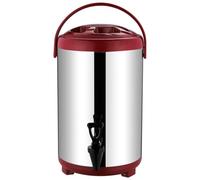Yiustldd Catering Urn Hot Water Dispenser, Stainless Steel Insulated Barrels for Hot Water and Beverage, Milk Dispenser,6L
