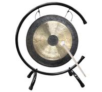 Yiustldd Chinese Gong, Large Gong, Great Sound for Symphony Orchestra Blades Very Includes Wood/Cotton Striker,25cm