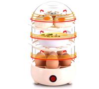 Yiustldd Electric Egg Cooker - 6 Egg Capacity Poacher for Steamed, Hard Boiled Eggs, Onsen Tamago, Soft Boiled Eggs