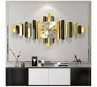 Yiustldd Modern Large Decorative Wall Clock with Pendulum, Silent Pendulum Non-Ticking for Living Room, Bedroom, Dining Room, Office
