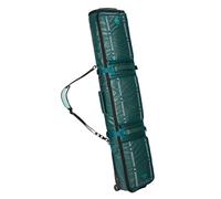 Yiustldd Snowboard Bag with Wheels, Extendable Ski Bags for Air Travel, Padded Waterproof Foldable Ski Bag for Single Ski Or 2 Sets Skis,Green,165x34cm