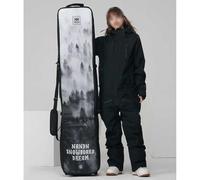 Yiustldd Snowboard Bag with Wheels for Air Travel, Rolling Single/Double Board Ski Bag Large Capacity Waterproof Transport Up to 165 Cm,D,165x36cm