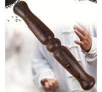 Yiustldd Tai Chi Qigong Ruler, Chinese Traditional Tai Chi Ruler, Wooden Tai Chi Stick, Martial Arts Kung Fu Tai Chi Bang for Seniors, Beginners,32cm