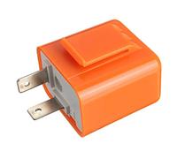 YIVELYYZG 1Pcs Turn Indicator Light LED Flasher Adjustable Frequency Motorcycle Motorbike Direction 12V Flash Relay(2)