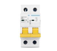 YIVELYYZG 2P DC 600V Circuit Breaker MCB C Curve Single Pole Direct-Current Fuse 1Pcs(2P 6A)