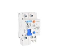 YIVELYYZG 2pcs NBT1LE-63 1P+N 2P 3P+ AC 230V 400V 63A 30mA 6KA Mini Residual Current Circuit Breaker Earth Leakage RCCB(32A,1P N)