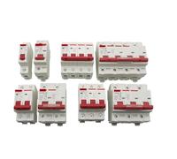YIVELYYZG DC 1000V 1P 2P 3P 4P Solar Mini Circuit Breaker Overload Protection Switch6A~63A/80A 100A 125A MCB for Photovoltaic PV System 1Pcs(25v,DC 2P)