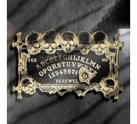 YIVFOX Ouija Board Magic Skull Divination Board for Party and Decoration, Wooden Spiritual Dialogue Board for Witchy Supplies