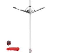 YIVIKPE 27-41" Adjustable Lake Weed Cutter & Pond Rake | V-Shaped Heavy Duty Stainless Steel Blades | 30ft Reinforced Rope | Aquatic Plant Tool for Cattail, Reed, Algae & Pond Weeds